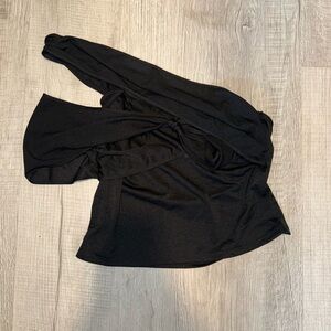 Free people black going out top size large